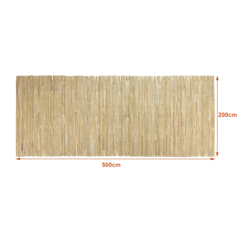 Croquis coté Canisse en bambou Baarle naturel casa.pro