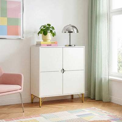 Armoire de toilette de bain Blanc