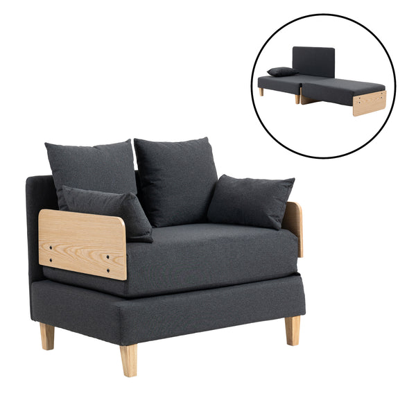 Canapé-lit 1 place Seinlus [en.casa]