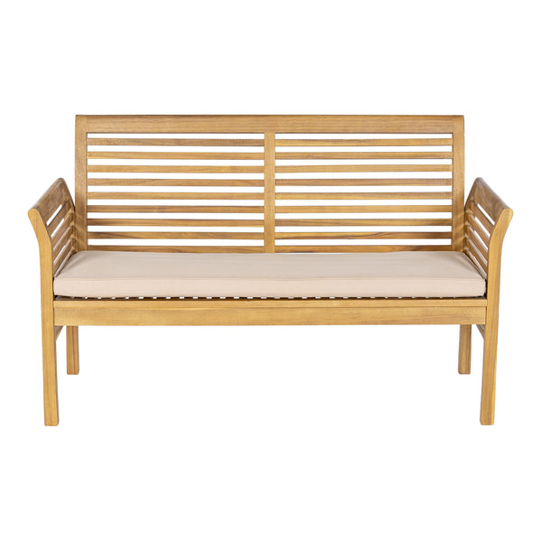 Ensemble de mobilier de jardin Candela 4 pièces Bois d'acacia Couleur bois [casa.pro]