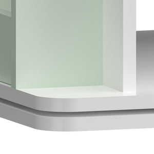 Drehbares Kinderregal Vipsali 108x40x40 cm Mintgrün/Weiß [en.casa]