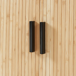 Armoire d'appoint Tvedestrand 100 x 40 x 80 cm naturel / noir [en.casa]