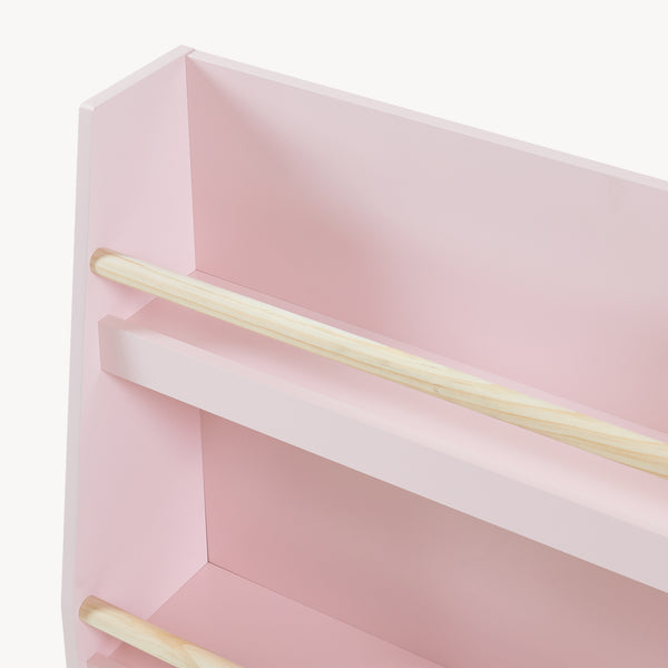 Étagère à livres pour enfants Virer 78 x 60 x 18 cm rose [en.casa]