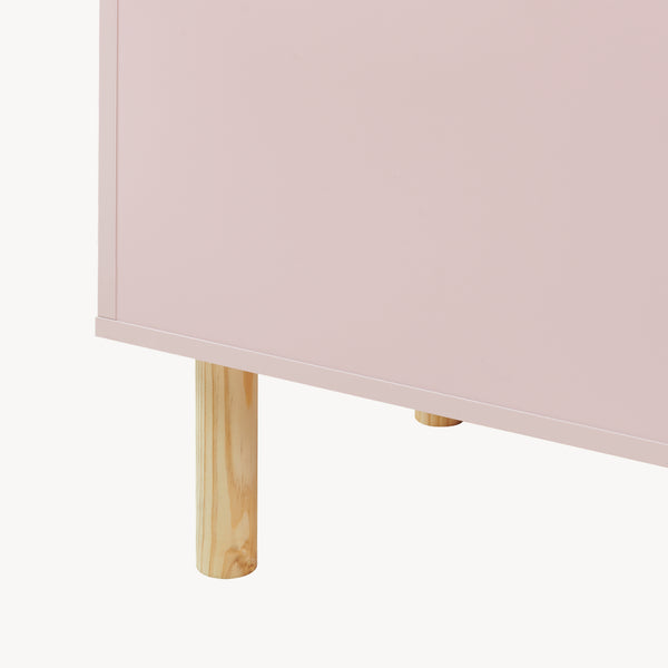 Coffre à jouets Virer 60 x 40 x 45 cm rose [en.casa]