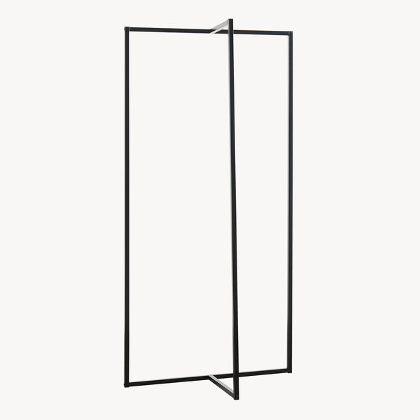 Porte-manteau Norjad 160x80x41 cm Métal Noir [en.casa]