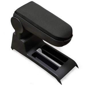 Accoudoir central VW Polo 9N 9N2 9N3 avec compartiment de rangement tissu noir pro.tec - premiumXL
