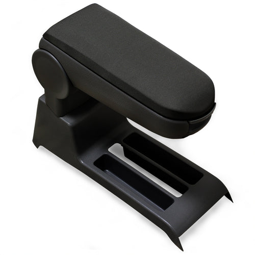 Accoudoir central VW Polo 9N 9N2 9N3 avec compartiment de rangement tissu noir pro.tec - premiumXL