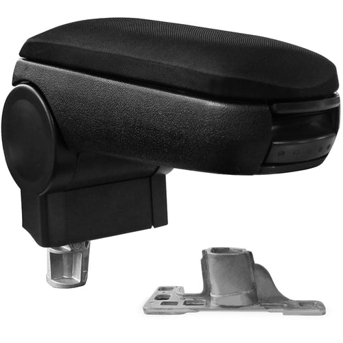 Accoudoir central VW Passat B5 avec compartiment de rangement tissu noir pro.tec - premiumXL