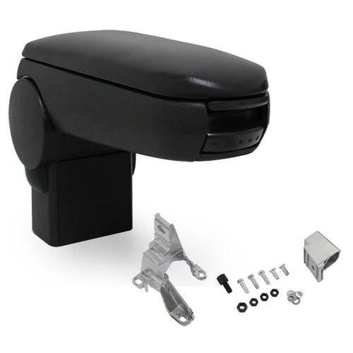 Mittelarmlehne Škoda Octavia 1U Bj. 97 - 04 Armauflage mit Staufach gepolstert Textil schwarz [pro.tec] - premiumXL