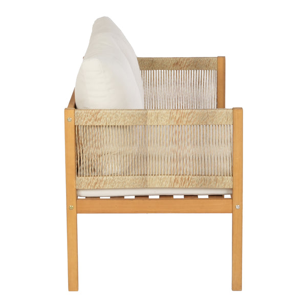 Ensemble de mobilier de jardin Cannole 4 pièces Bois d'acacia Couleur bois [casa.pro]