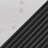 Meuble TV bas Olvehok 140x40x55 cm Noir/effet marbre, blanc [en.casa]