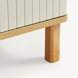 Armoire de salle de bain Ferrersp 80x40x35 cm aspect chêne / couleur sable [en.casa]