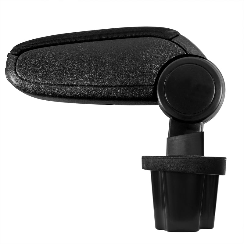 Croquis coté [pro.tec] Accoudoir central pour Hyundai Accent - avec compartiment - rembourré - textile - noir 