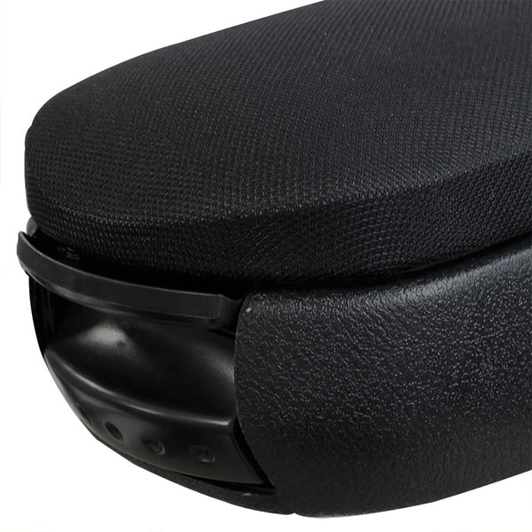 [pro.tec] Accoudoir central pour Volkswagen Passat B5 - avec compartiment - rembourré - textile - noir 