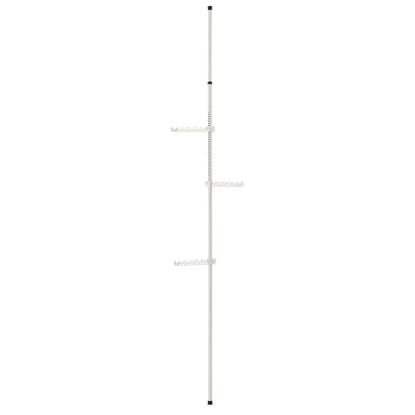 Porte-manteaux Havneby Porte-manteaux télescopique avec tringle à vêtements en.casa