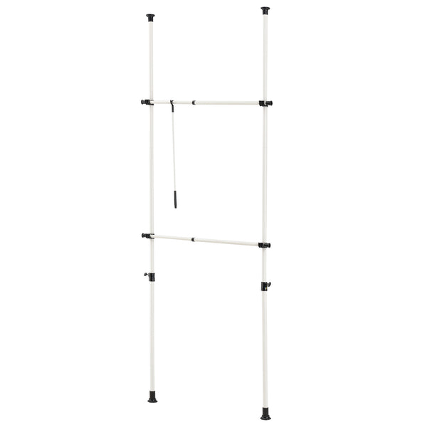 Porte-manteau télescopique Kemi Blanc [en.casa]