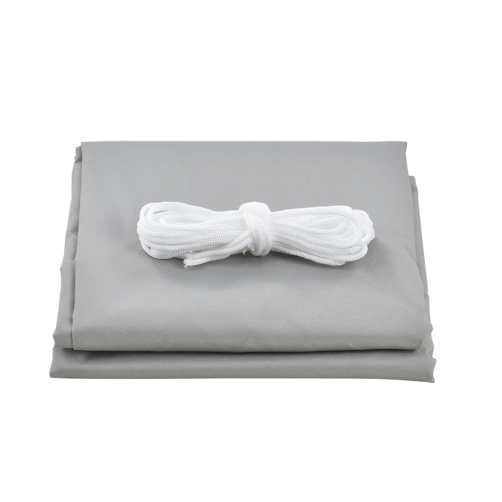 Bâche d'ombrage rectangulaire 300x500 cm gris clair en.casa