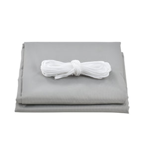 Bâche d'ombrage rectangulaire 300x500 cm gris clair en.casa