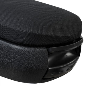 [pro.tec] Accoudoir central pour Golf IV / Bora / New Beetle - avec compartiment - rembourré - textile - noir 