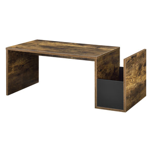Table basse Bollnäs 90x45x35 cm avec compartiment de rangement différentes couleurs en.casa