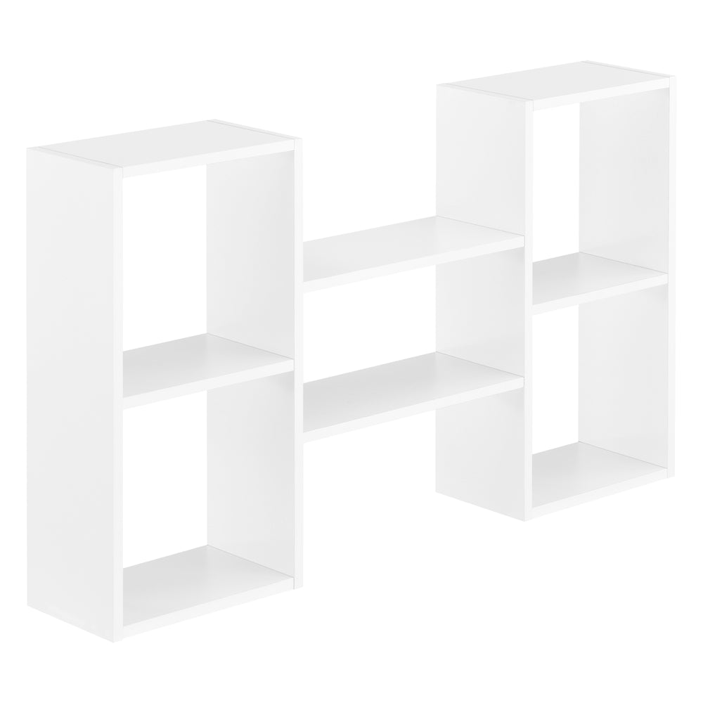 Étagère murale Lillesand avec 5 étagères 101x18x60 cm blanc [en.casa] - premiumXL