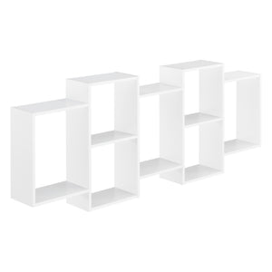 Meuble Mural Jessheim 161 x 18 x 65 cm Blanc Mat Laqué [en.casa]