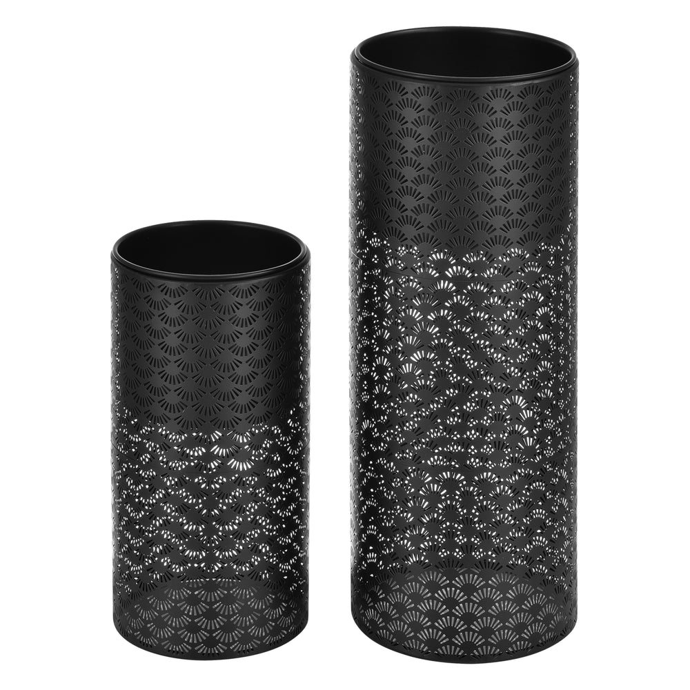 Support de fleurs Virton lot de 2 noir en.casa - premiumXL
