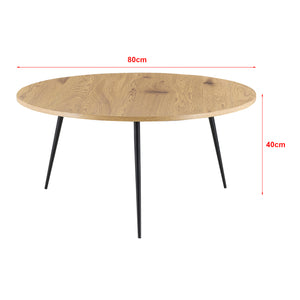 Table basse Farsund 80x40cm en.casa