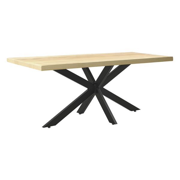 Structure de table Oberau 150x78x71 cm Noir [en.casa]