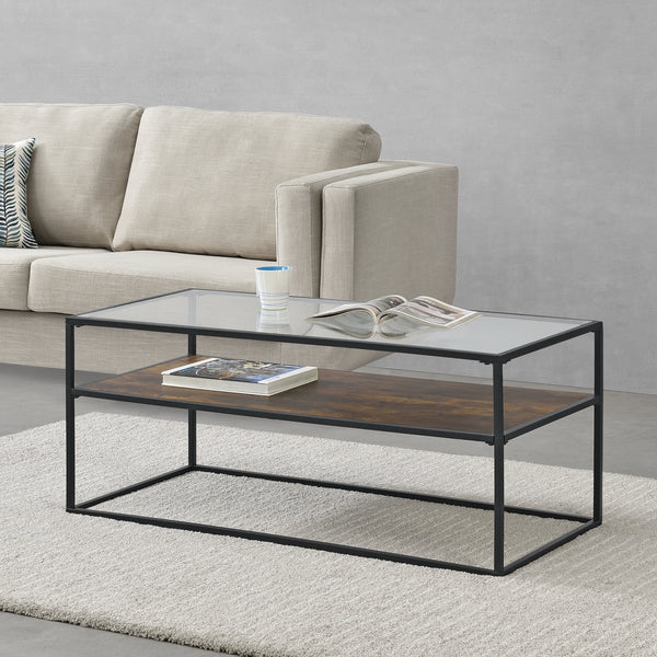 Table basse Söderköping 45x110x50cm en.casa