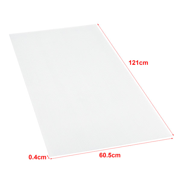 Plaques alvéolaires Otterlo lot de 14 Polycarbonate 10,25 m² [pro.tec]