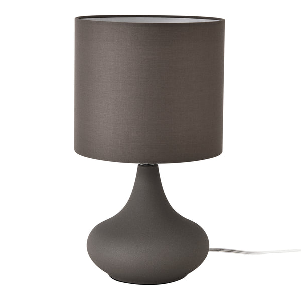 Lampe de table Pilgrimstad 1xE27 Anthracite gris [lux.pro]
