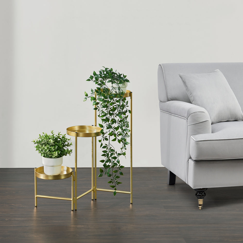 Support de fleurs Kallo couleur laiton [en.casa] - premiumXL