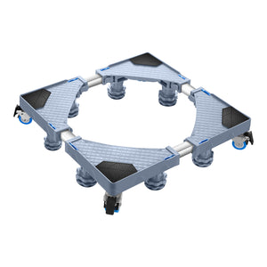 Base à roulettes Maisach pour lave-linge et réfrigérateur ajustable en taille [en.casa]