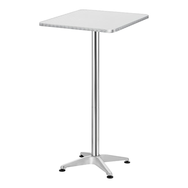 Table de bar et bistrot Järpen Hauteur réglable Carré [en.casa]