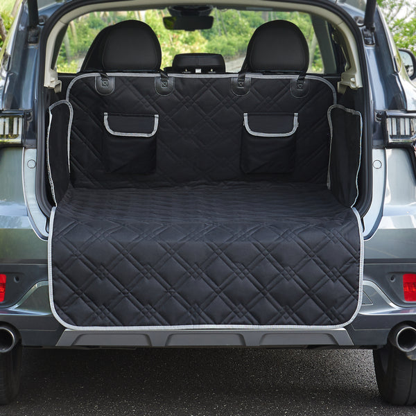 Couverture de protection automobile Wolverhampton 185 x 171 cm Protection de coffre Noir [en.casa]