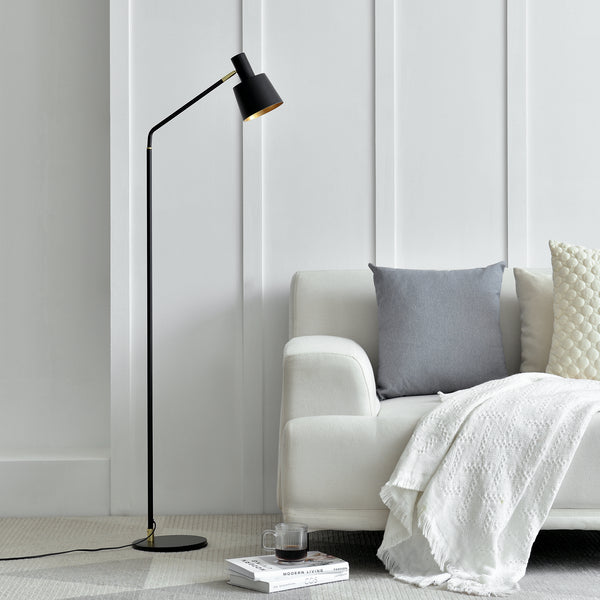 Lampadaire Bristol réglable Noir [lux.pro]