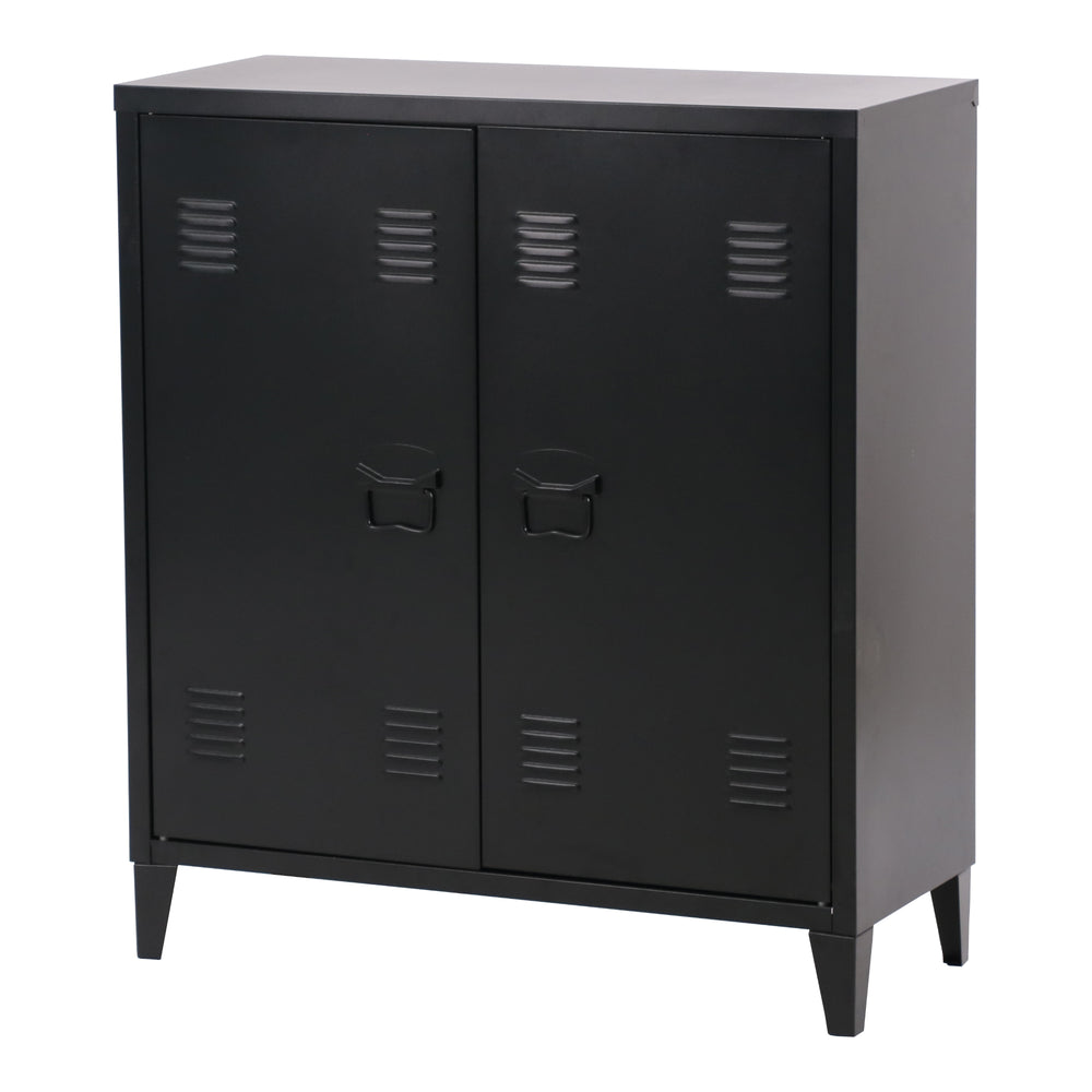 Armoire métallique Oripää - 90x80x33cm - Noir