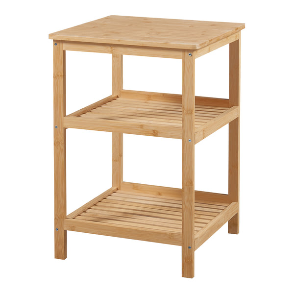 Étagère sur pied en bambou Ikerasak [en.casa]