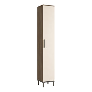Armoire haute Lieto avec 6 compartiments de rangement 183,5 x 29,5 x 29,5 cm chêne gris [en.casa]