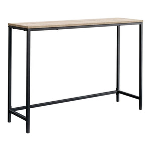 Table console Kronoby 80 x 100 x 30 cm Noir/Aspect bois [en.casa] TR