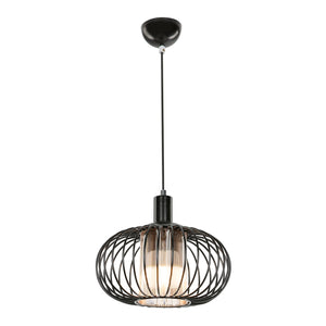 Suspension Batley en métal ABS 94 cm E27 noir [lux.pro]