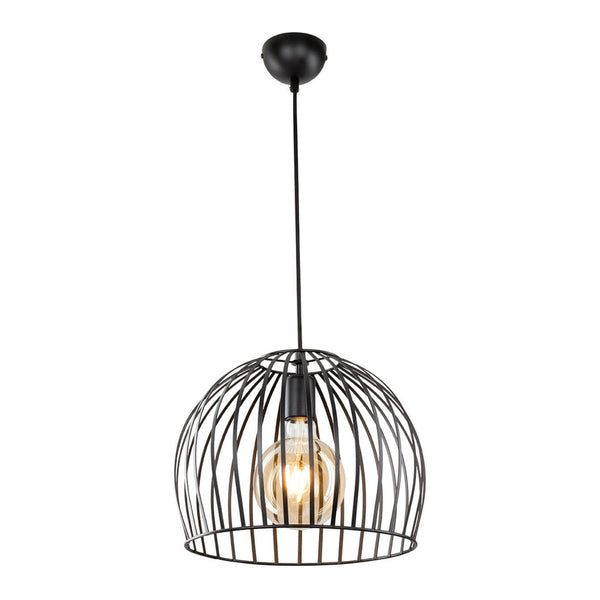 Suspension Blackpool E27 Métal Noir [lux.pro]