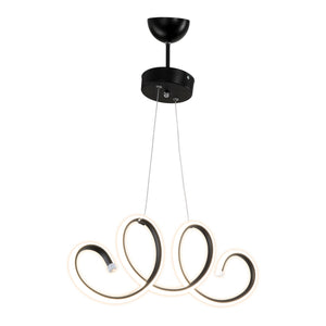 Suspension Durham 67 cm 206 LED noir / blanc [lux.pro]