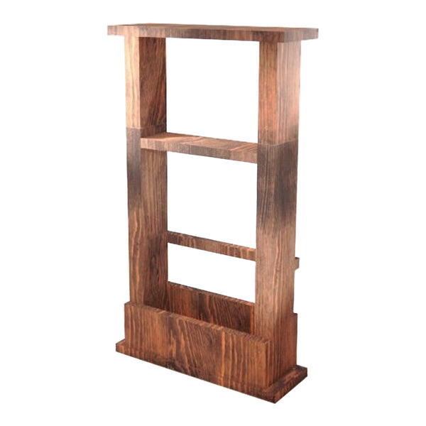 Table d'appoint Nørhald en pin, teinté [en.casa]