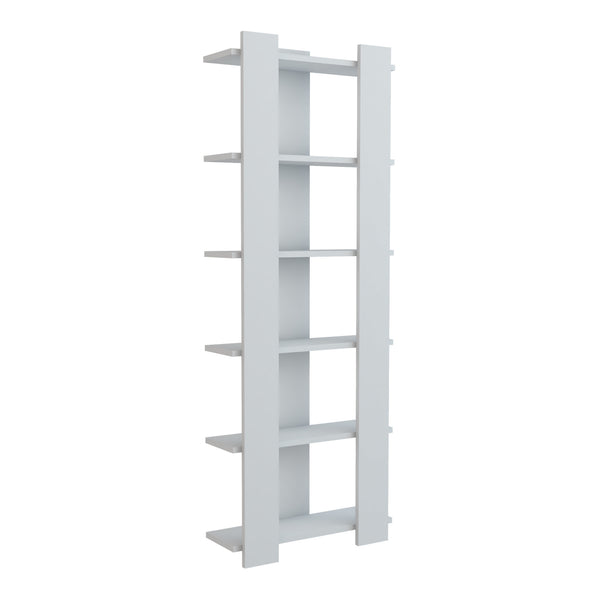 Bibliothèque Præstø à 6 niveaux 160 x 60 x 19,5 cm blanc [en.casa]