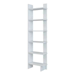 Bibliothèque Midtdjurs à 6 niveaux 170 x 47 x 21 cm blanc [en.casa]