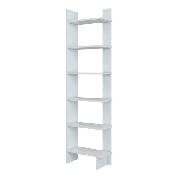 Bibliothèque Midtdjurs à 6 niveaux 170 x 47 x 21 cm blanc [en.casa]