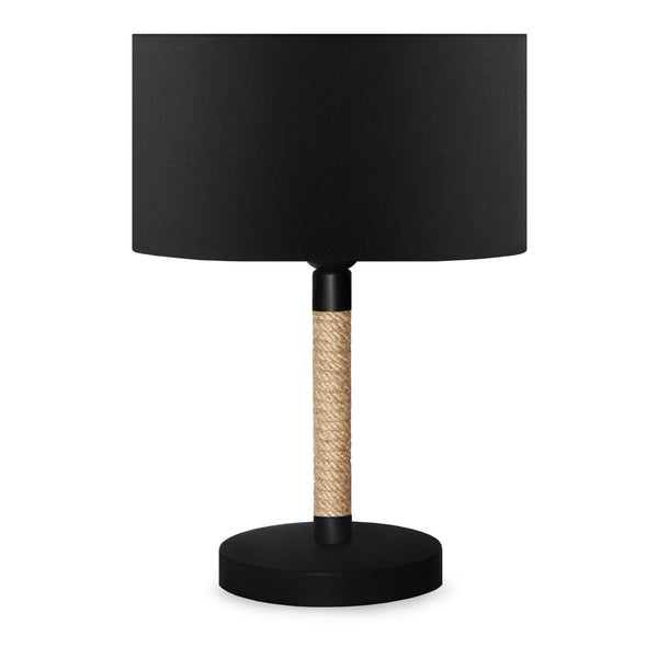 Lampe de table Rayleigh 1xE27 Noir [lux.pro]