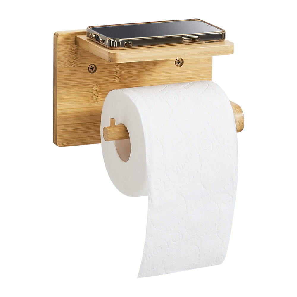 Porte-papier toilette Vallentuna Bambou [en.casa]